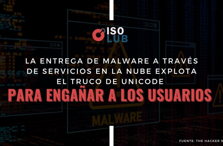 La entrega de malware a través de servicios en la nube explota el truco de Unicode para engañar a los usuarios